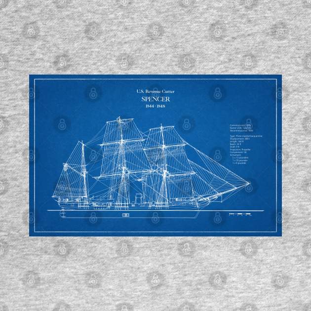 United States Revenue Cutter Spencer - AD by SPJE Illustration Photography